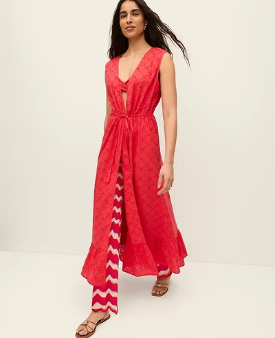 Ann Taylor Eyelet Kimono Women's