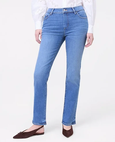 Ann Taylor Weekend Collection Slim Jean — Curvy Fit Luxe Medium Wash Women's