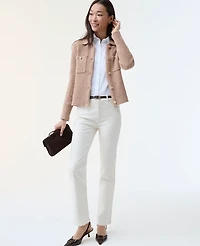 Ann Taylor Petite Collared Sweater Jacket Women's