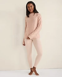 Ann Taylor Haven Well Within Cashmere Cable Roll Neck Sweater Women's