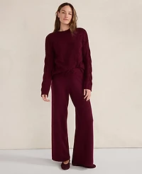 Ann Taylor Haven Well Within Cashmere Wide Leg Pants Women's