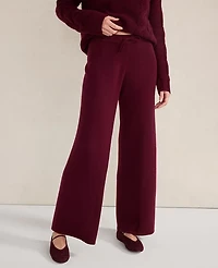 Ann Taylor Haven Well Within Cashmere Wide Leg Pants Women's