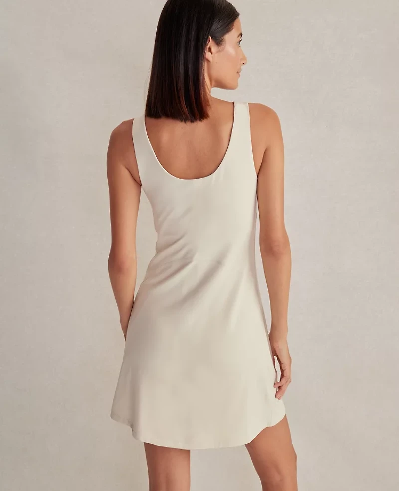 Ann Taylor Haven Well Within Balance Active Dress Size XL Overcast Grey Women's