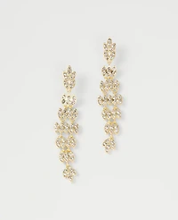 Ann Taylor Metal-Chain Drop Earrings Goldtone Women's