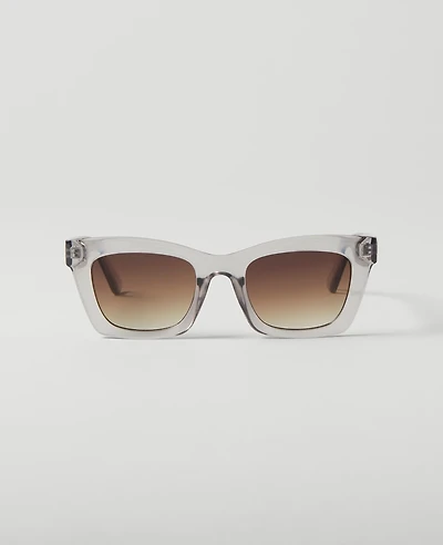 Ann Taylor Curved Square Sunglasses Women's