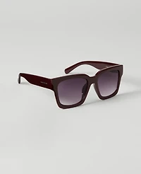 Ann Taylor Oversized Curved Square Sunglasses Women's