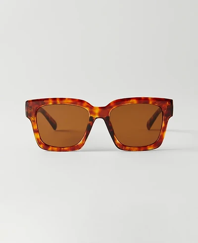 Ann Taylor Oversized Curved Square Sunglasses Women's