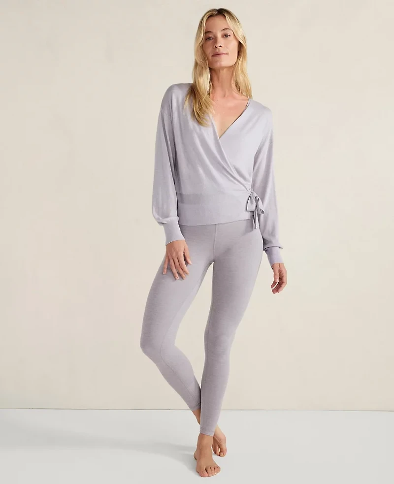 Ann Taylor Haven Well Within Balance Heather Leggings Wisteria Melange Women's
