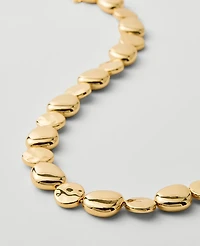Ann Taylor Metal Multi Disc Necklace Goldtone Women's