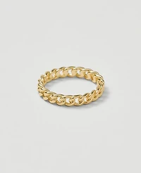Ann Taylor Chain Link Ring Goldtone Women's