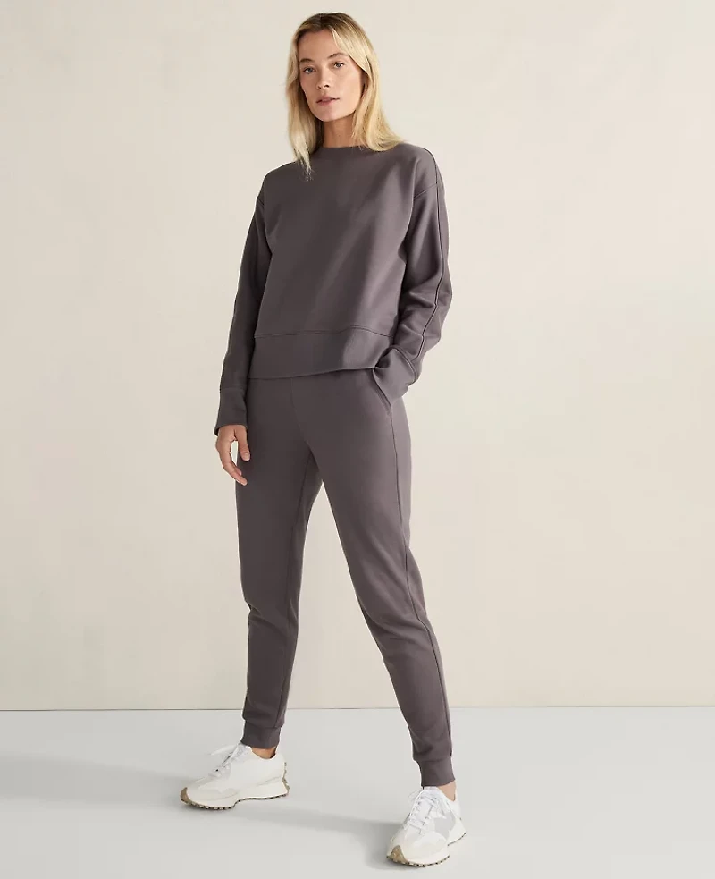 Ann Taylor Haven Well Within Cozy Fleece Joggers Nightshade Women's
