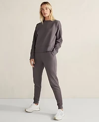 Ann Taylor Haven Well Within Cozy Fleece Joggers Nightshade Women's