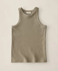 Ann Taylor Haven Well Within Essential Organic Cotton Racerback Tank Top Vetiver-Haven Women's