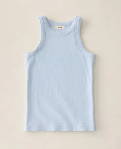 Ann Taylor Haven Well Within Essential Organic Cotton Racerback Tank Top Size Small Wind Women's