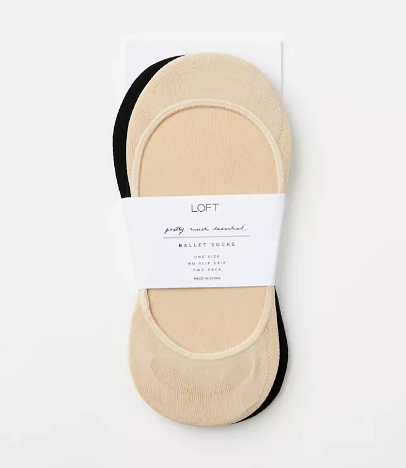Ballet Flat No Show Sock Set