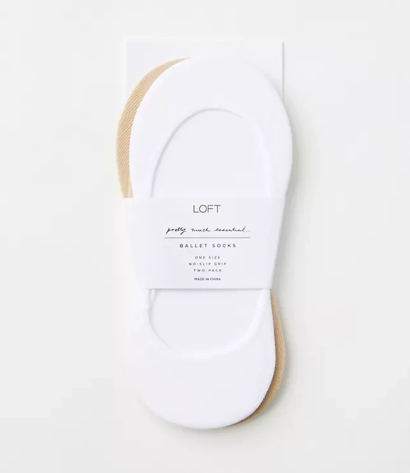 Ballet Flat No Show Sock Set
