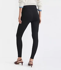 Petite Seamed Ponte Leggings