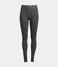 Petite Leopard Print Ponte Leggings