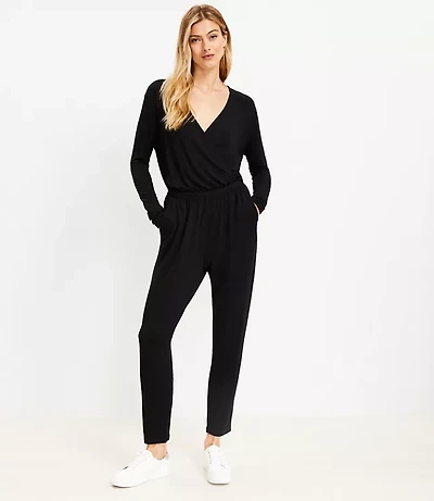 Lou & Grey Signature Softblend Crossover Jumpsuit