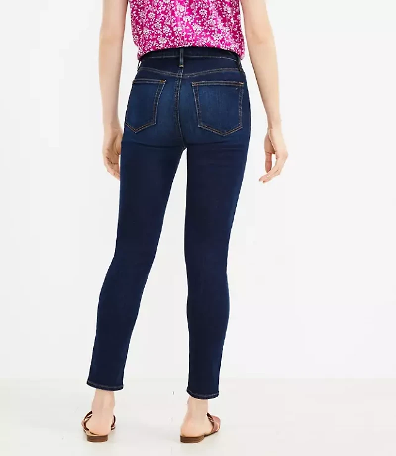 Tall Curvy High Rise Skinny Jeans in Classic Dark Indigo Wash