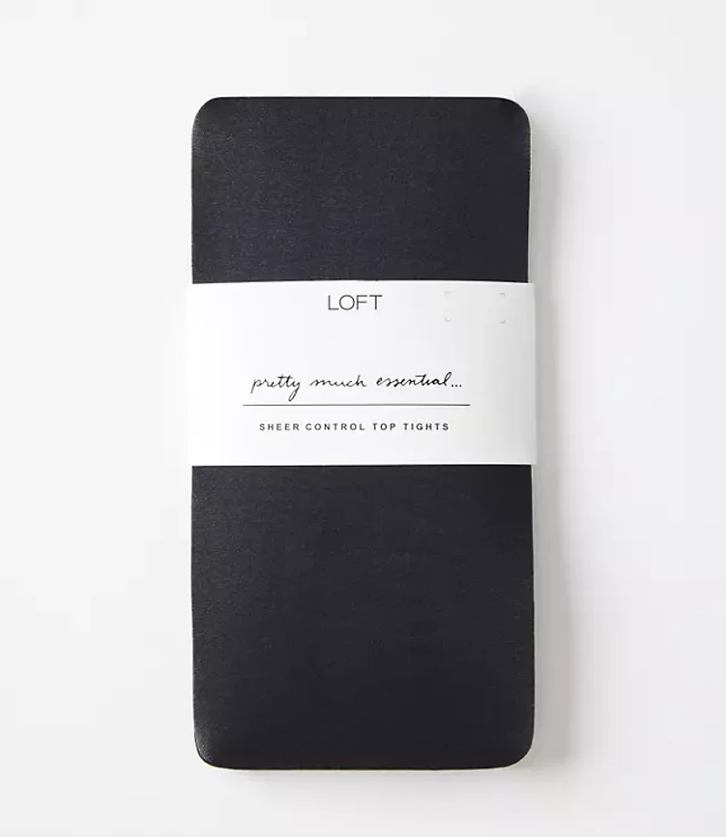 Sheer Control Top Tights