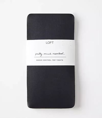 Sheer Control Top Tights