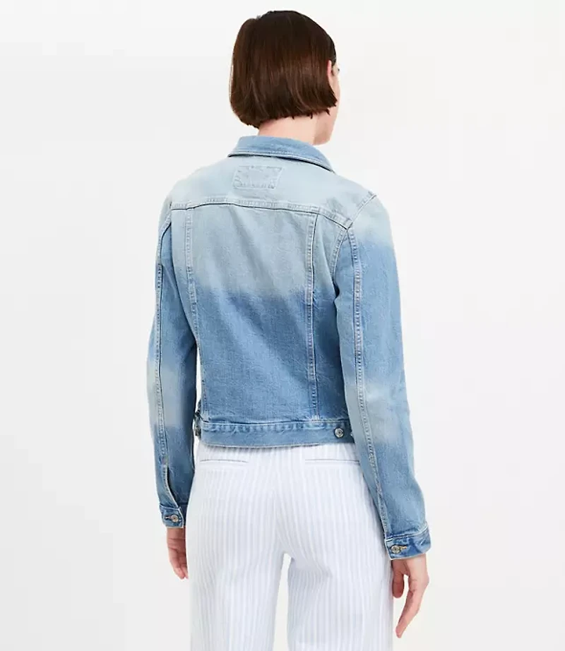 Denim Trucker Jacket Light Mid Indigo Wash