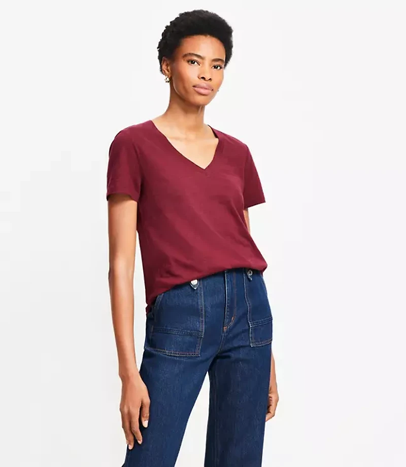 Petite Everyday V-Neck Tee