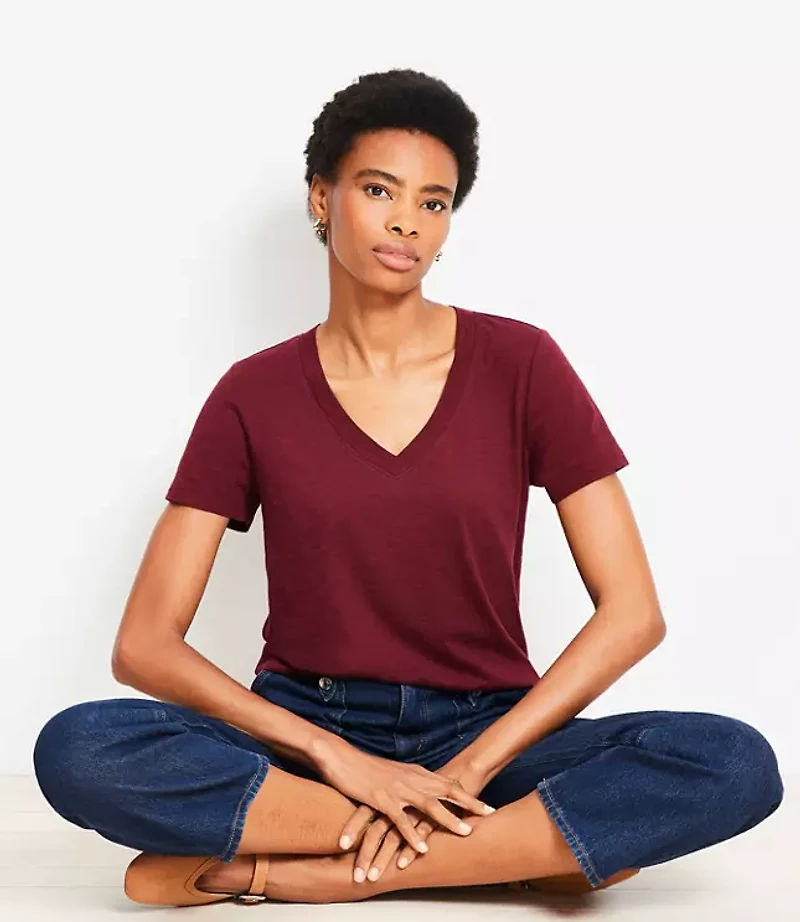 Petite Everyday V-Neck Tee
