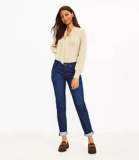 Girlfriend Jeans in Dark Rinse
