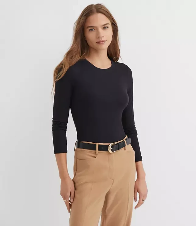 Long Sleeve Crew Neck Tee