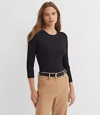 Long Sleeve Crew Neck Tee