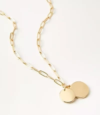 Coin Charm Necklace