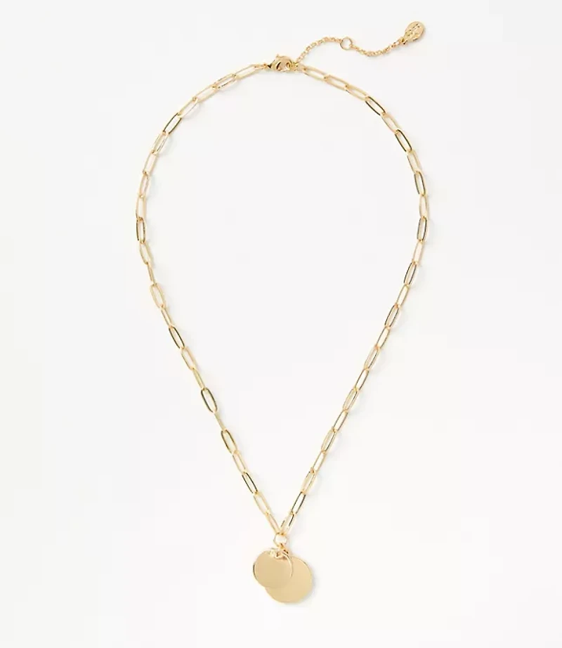 Coin Charm Necklace