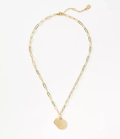 Coin Charm Necklace