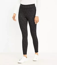Leopard Print Ponte Leggings