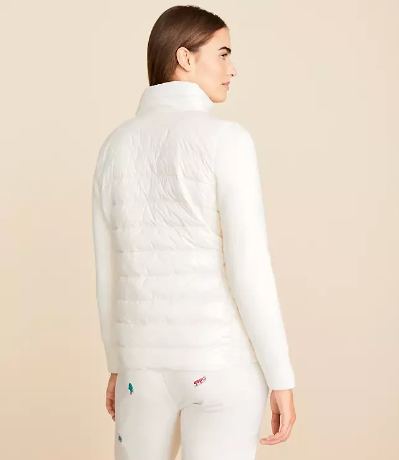 Lou & Grey Sweater Puffer Jacket