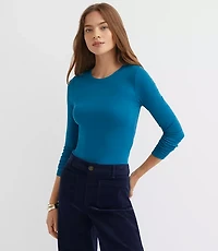 Petite Long Sleeve Crew Neck Tee