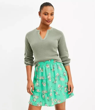 Bloom Ruffle Tiered Skirt