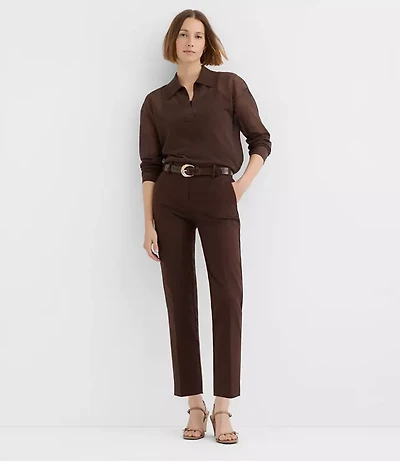 Riviera Slim Pants Doubleweave