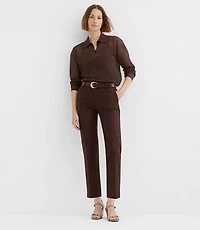 Riviera Slim Pants Doubleweave