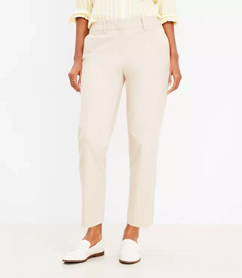 Curvy Riviera Slim Pants Doubleweave