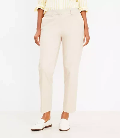 Curvy Riviera Slim Pants Doubleweave