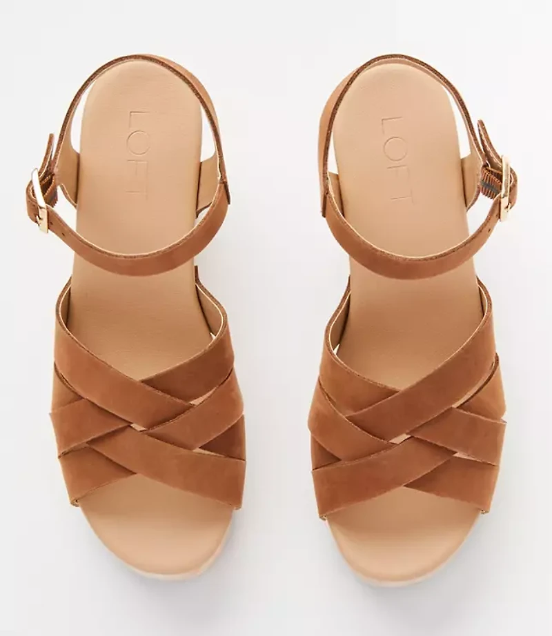 Strappy Leather Clog Sandals