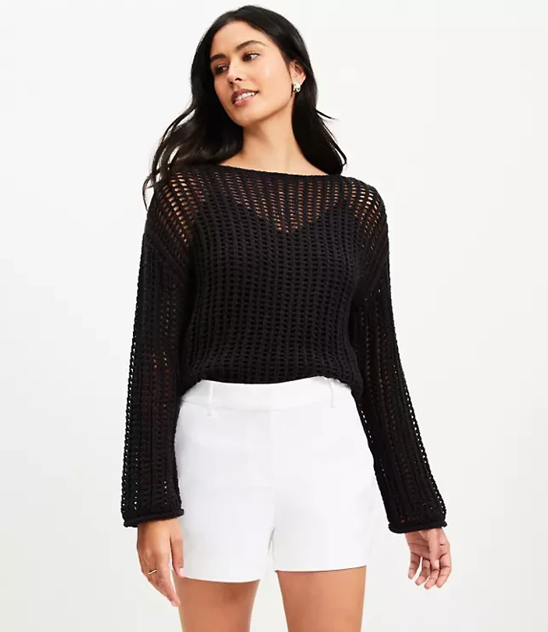 Petite Riviera Shorts Doubleweave