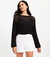 Petite Riviera Shorts Doubleweave