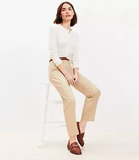 Petite Riviera Slim Pants Doubleweave