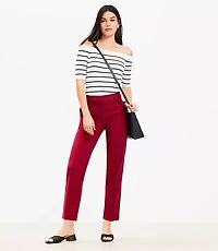 Petite Riviera Slim Pants Doubleweave