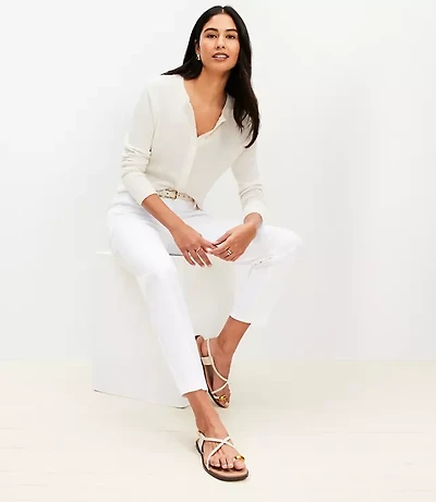 Petite Riviera Slim Pants Doubleweave