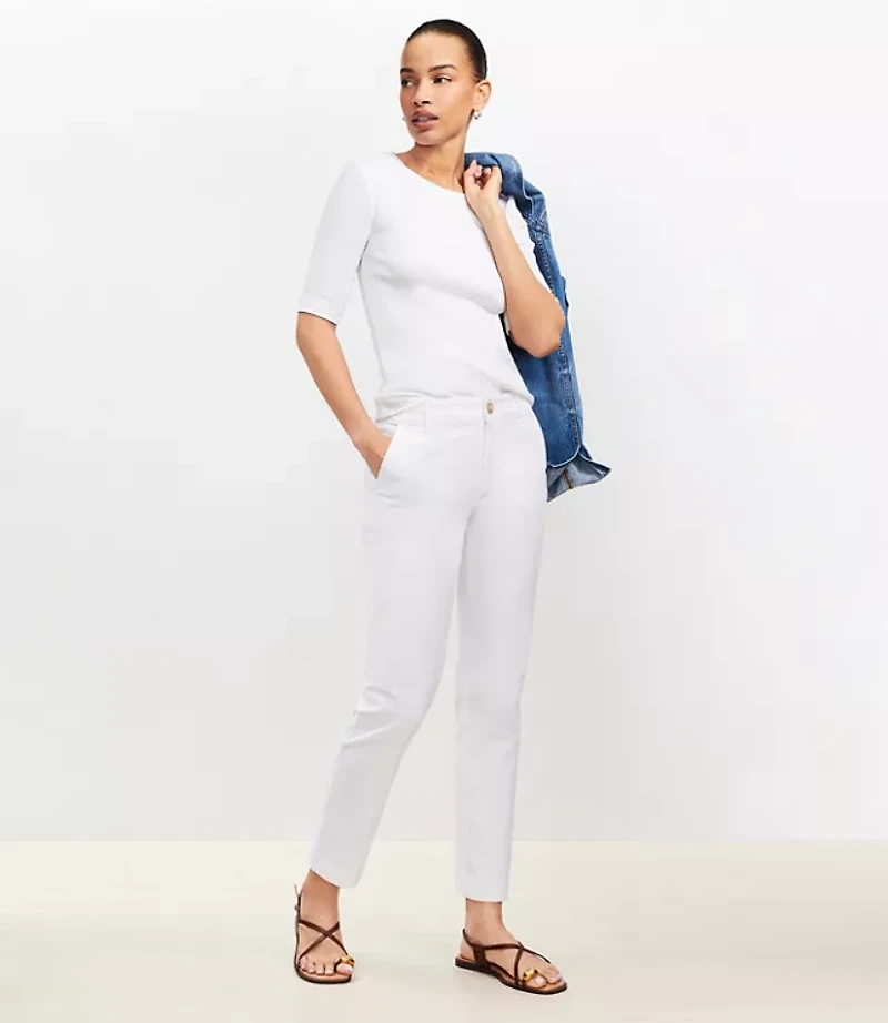 Petite Monroe Slim Chino Pants